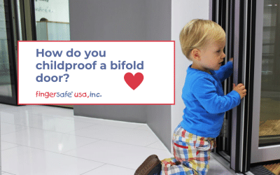 How do you childproof a bifold door?